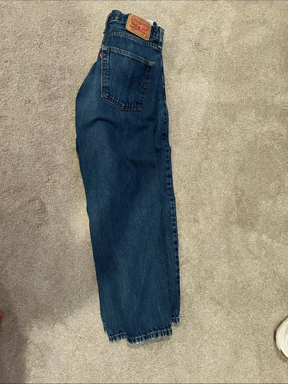 Levi's Men's Dark Blue Relaxed Straight Jeans